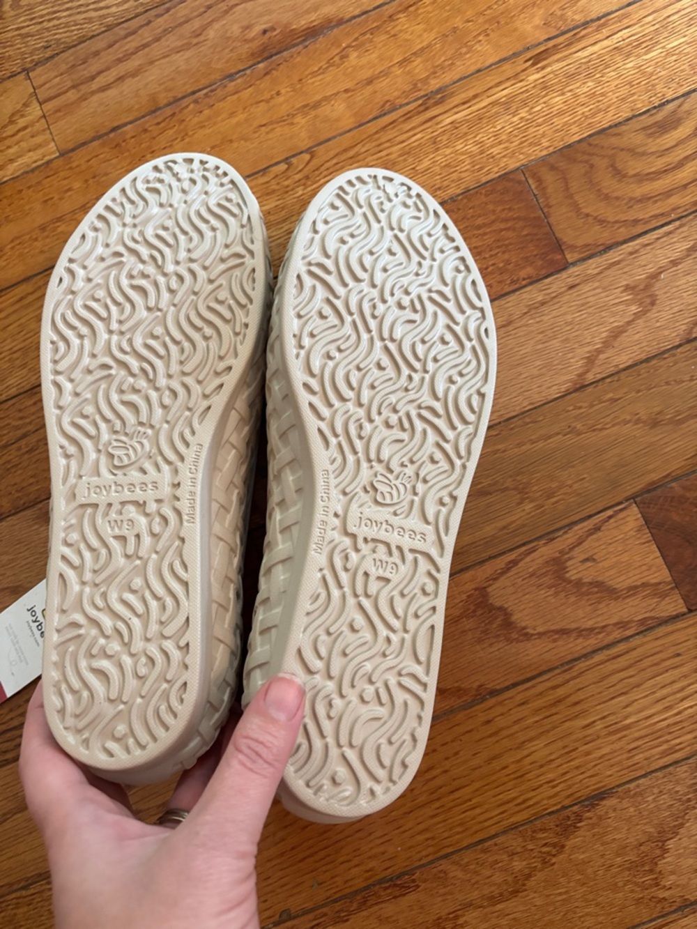 Woven Slip-On Ballet Flats in Cream - Picture 6 of 7